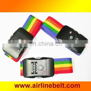 Top Classic Rainbow Baggage Strap With TSA Password Lock thumbnail-1
