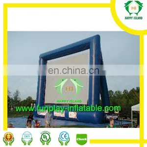 HI PVC Tarpaulin Outdoor Inflatable Movie Screen / Inflatable TV Screen For Sale thumbnail-6