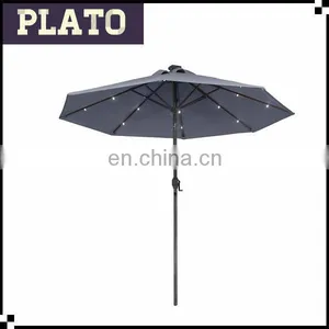 Patio Tilt Umbrella Solar Powered LED,solar Panel Umbrella thumbnail-1