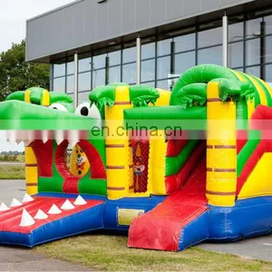 Cheap Sale Inflatable Kids Amusement Shark Combo thumbnail-1