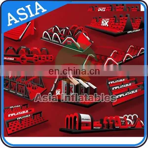 Outdoor Playground Inflatable Obstacle Course Equipment / Giant Inflatable Obstacle Course thumbnail-1