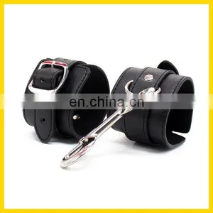 Faux Leather Wrist & Ankle Cuffs Restraints for Erotic Game Pictures thumbnail-1