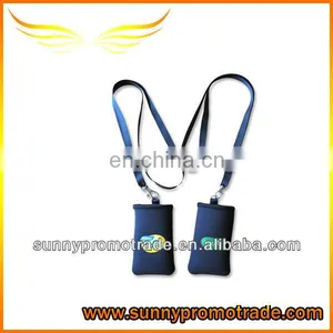 Neoprene Phone Holder/sleeve With Your LOGO With Lanyard thumbnail-1