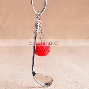 3D Mini Golf Ball And Golf Key Chain Club Shaped Metal Golf Keychains for Professional Sport Gift thumbnail-4