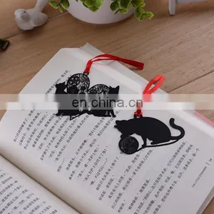 China Supplier Wedding Souvenier Cute Cat Metal Bookmark for Books Custom Lovely Inspirational Bookmark thumbnail-5