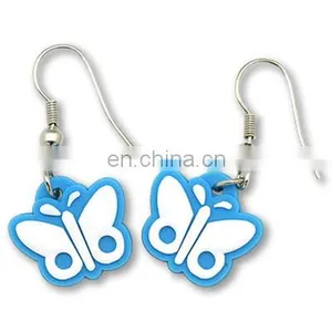 Wholesale Soft Pvc Fashion Earrings Without Ear Muff thumbnail-3