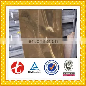 Multifunctional Thin Brass Sheet Factory Made in China for Industry thumbnail-2