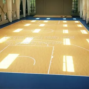 Sports PVC Flooring Sheet From Qingdao Singreat in Chinese(Evergreen Properity ) thumbnail-5