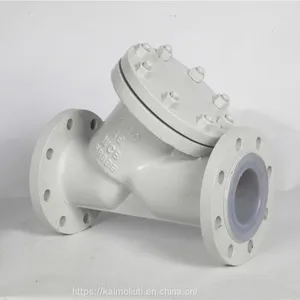 Fluorine-Lined Y Strainer for Acid Liquid thumbnail-1