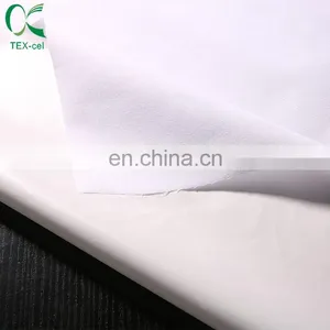 100% Polyester 80gsm Plain Microfiber Pongee Fabric Waterproof PUL Fabric Laminated With TPU thumbnail-1