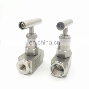 High Pressure Shut-off Valve 1/4 Soft Seal High Temperature Hydraulic Needle Valve thumbnail-1