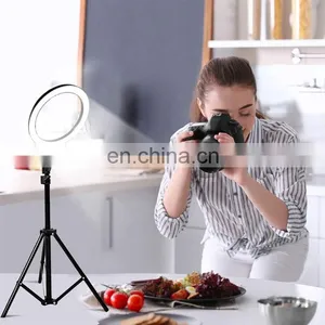10 Inch 26cm Tiktok Video Photography Makeup Led Fill Ring Light With Tripod Stand 160 210cm thumbnail-6