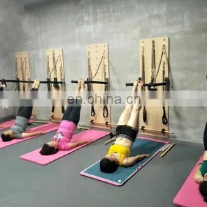 High Quality With Low Price Pilates Reformer Wall Unit Spring Board Wood Power Spring Tower SRP30 thumbnail-3