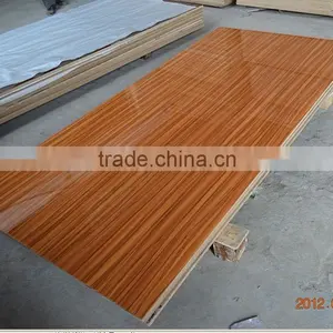 JIDA High Gloss Uv Mdf Sheet / High Gloss Uv Board / Uv Coated Mdf Board thumbnail-1