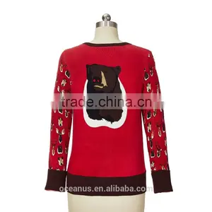 100% Cotton Printed Ladies Sweaters thumbnail-5