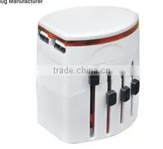 World Travel Adapter With Dual USB Charging Ports Universal Travel Adapter With Usb Charger thumbnail-1
