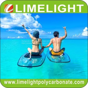 LIMELIGHT Transparent SUP, Transparent SUP Board, Transparent Paddle Board, Transparent SUP Paddle Board, Transparent Board, Transparent Clear SUP Board, Transparent Bottom Paddle Board, Transparent Stand Up Paddle Board thumbnail-1