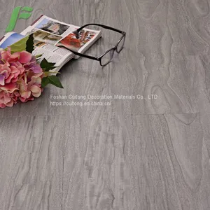 Guangdong Wholesale Office Plastic Floor Rental House Floor Renovation With PVC Floor Shop Wood Grain Stone Plastic Floor Tile thumbnail-1