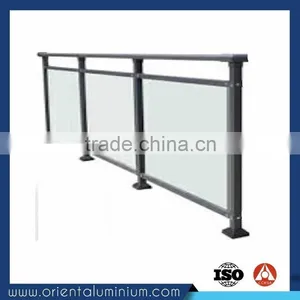 New Modern Glass Railing Aluminium Prices thumbnail-1