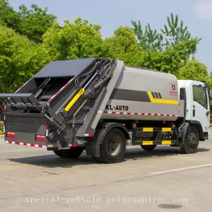 10 Square Volume Garbage Truck Dongfeng Frica F7 Compression Garbage Engineering Truck thumbnail-3