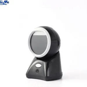 Desktop Barcode Scanner Wireless Qr Reader 1d 2D Screen Platform for POS PC Supermarket Store Retail Mall thumbnail-1