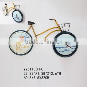 2015 Factory Bicycle Metal Wall Clock, Wholesale Cheap Clock, Wall Mounted Clock thumbnail-1