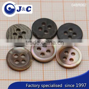 J&C Brown MOP Shell Buttons,pearl Shell Buttons for Fashion Shirt.BR062, BR064 thumbnail-2