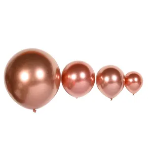 Inflatable Helium Latex Chrome Globos Pearl Metallic Color Ballon Giant 12