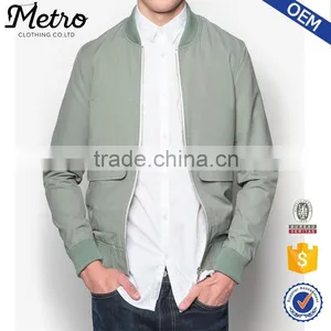 2017 Plain Style Bomber Jackets Light Weight Quilted thumbnail-1