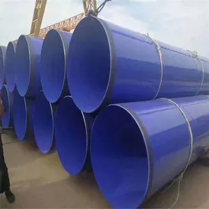 Welded Large-diameter Plastic-coated Steel Pipes, Polyethylene-coated Steel Pipes, Black Pipes Delivered Nationwide thumbnail-3
