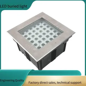 Led Outdoor Waterproof In-ground Lights, Square 9w In-ground Lights, 48w In-ground Lights, 304 Stainless Steel thumbnail-3
