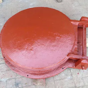 Dn300 Cast Iron Flap Gate, Steel Flap Gate, Fiberglass Flap Gate thumbnail-4