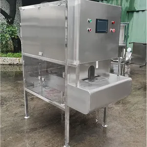 Shanghai Industrial Full Automatic PLC Stainless Steel Fruit Mango Peeling & Half-cut Pit Removing Machine Peeler Equipment thumbnail-2