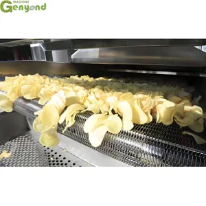 Genyond 100-1000 Kgs/H Automatic or Semi-Automatic Frozen French Fries Processing Line/ Potato Chips Making Machine thumbnail-1