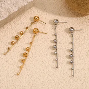 Wholesale 304 Stainless Steel Earrings Hypoallergenic Nickel-Free Fashion Jewelry for Wholesale Supplier thumbnail-2