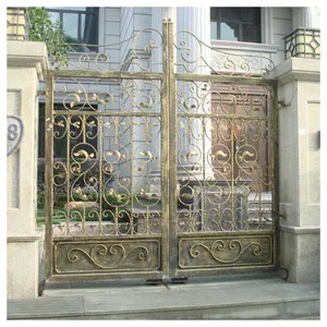 20FT Australia Driveway Gates Wrought Iron Gates Aluminum Gate Design thumbnail-5