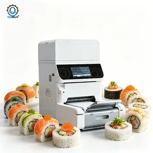 Touch Screen Optional QD-SRM Vollautomatische Sushi-Rollmaschine, Sushi-Macher-Formgerät für große Catering-Zentralküchen thumbnail-2
