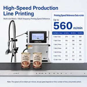 Small Character Metal Food Can Date Coding Machine for Canned Porridge Lids and Can Bottoms Batch Printing thumbnail-2