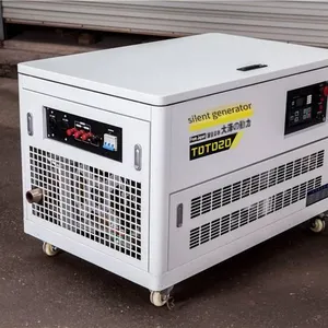 Portable 15kw and 30kw Gasoline Generators, Three-phase Four-wire, for Villa Emergency Use thumbnail-3