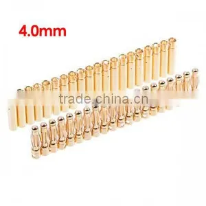 Bullet Banana Plug Connector Male Female for RC Motor ESC Battery Part Gold Plated ARE4 thumbnail-3