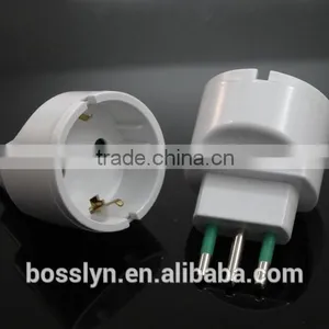 Germany European to Italy Chile Power Plug Adapter Travel Converter Vacation thumbnail-1