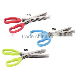Durable Use Best Selling Herb Scissors 5 Blades Herb Scissors Kitchen Scissors Kitchen Shears thumbnail-4