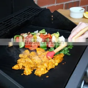 100% Non-Stick & Reusable BBQ Grill Mat, 13"X15" PTFE Coated and Easy Clean Fabric, for Grill, Oven or Microware thumbnail-1