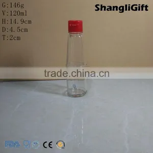 120ml Soy Bean Sauce Glass Bottle With Flip Top Lid thumbnail-1