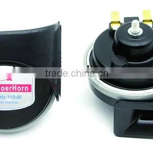 2016 Hot Sale One Pair 110db 12V Electronic Snail Horn AUTO & Motorcycle Horn Snail Car Horn High Quality Waterproof HR-3013 thumbnail-1