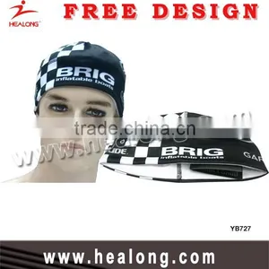 Healong Sport Black and White Sublimation Ski Toboggan Cap thumbnail-4