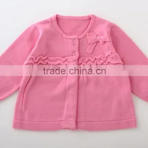 High Quality Childrens Girl Clothing Garments Cute Kids Clothes Infant Baby Wear Knitted Cardigan Japanese Wholesale thumbnail-3