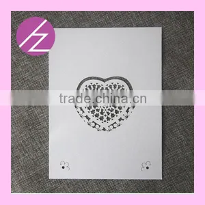 Butterfly Baby Shower Card Heart Place Card ZK-5 thumbnail-4