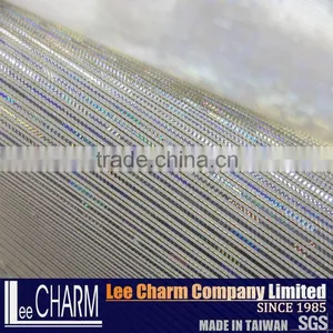 Baby Pink Laser Metallic Nylon Tulle Fabric thumbnail-6