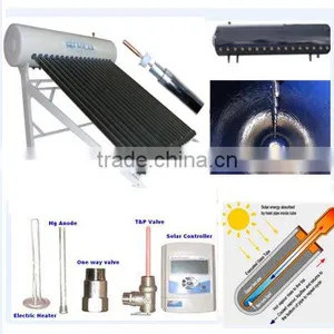 Solar Heating: Integrated & Pressurized Solar Water Heater With Porcelain Enamel Inner Tank thumbnail-1
